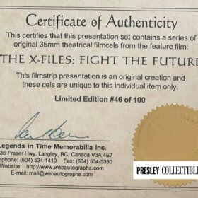 X Files Film Cells Presentation