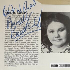 Annette Badland Autograph