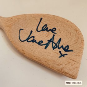 Jane Asher Hand Signed Wooden Spoon
