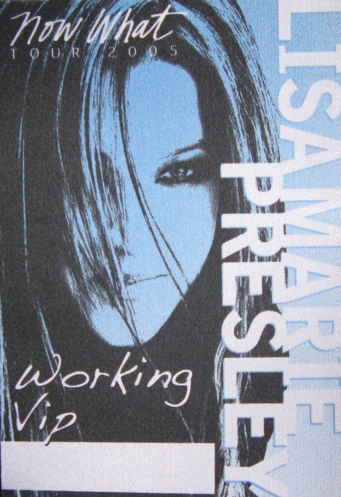 LISA MARIE PRESLEY 2005 BACKSTAGE PASS