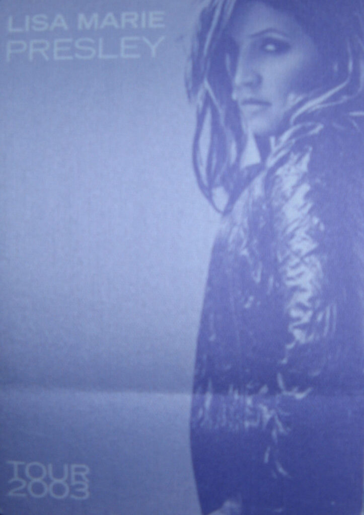 LISA MARIE PRESLEY 2003 BACKSTAGE PASS