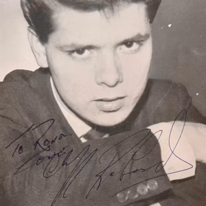 Cliff Richard Signed Photo