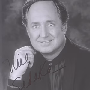 Neil Sedaka Autograph: signed 10"x8" black and white headshot, COA, money back guarantee, secure worldwide delivery, Presley Collectibles.