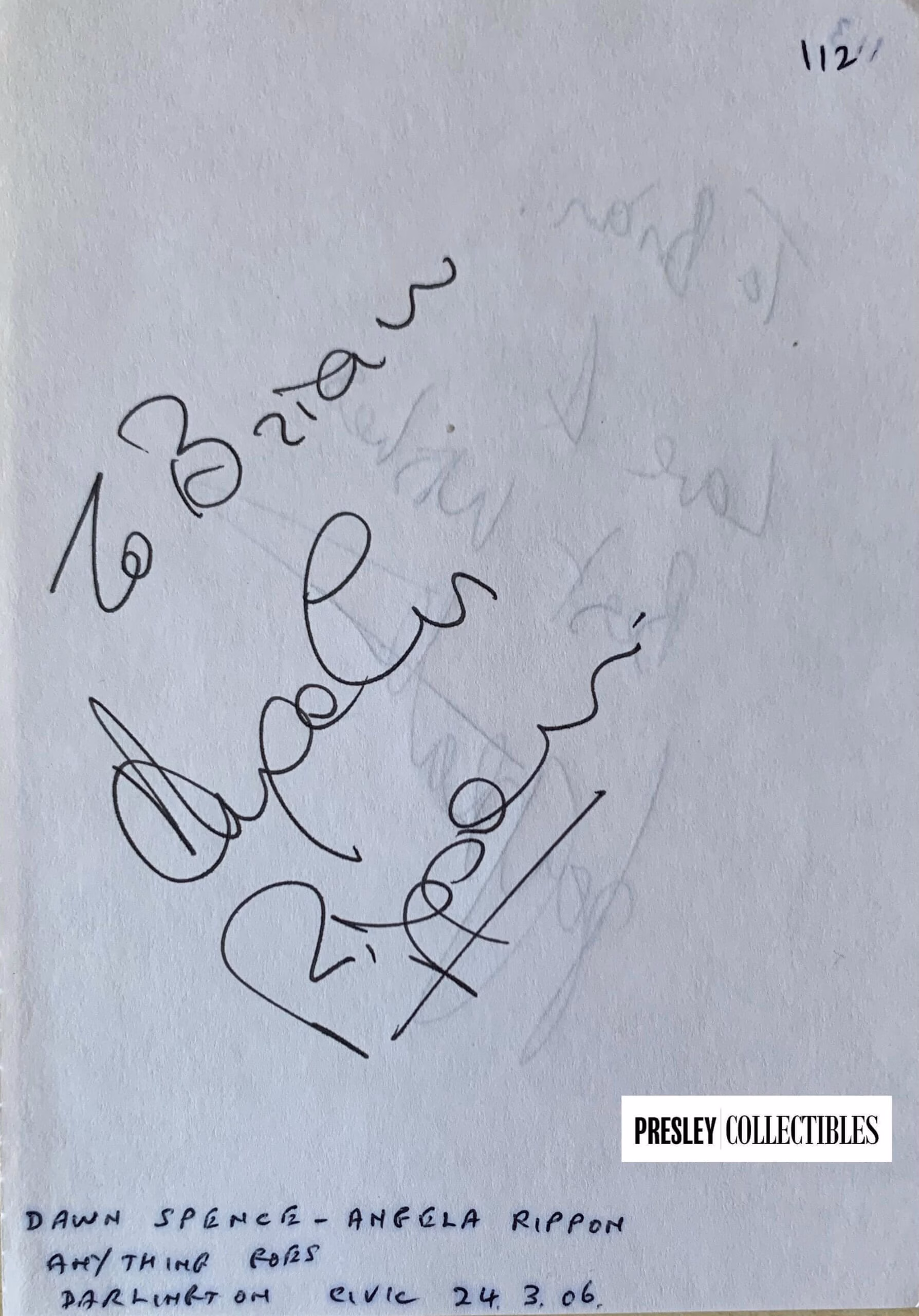 Angela Rippon Signature