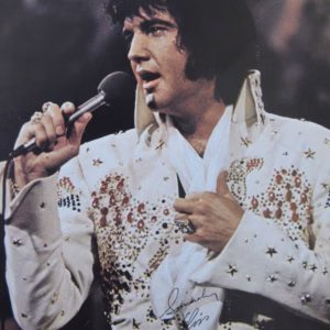 Elvis Presley: Las Vegas Hilton Casino Menu 1974