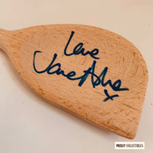 Jane Asher Hand Signed Wooden Spoon