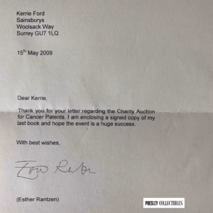 Esther Rantzen Autograph