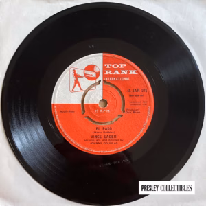 Vince Eager Autographed Vinyl