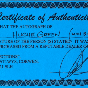 Hughie Green Autograph