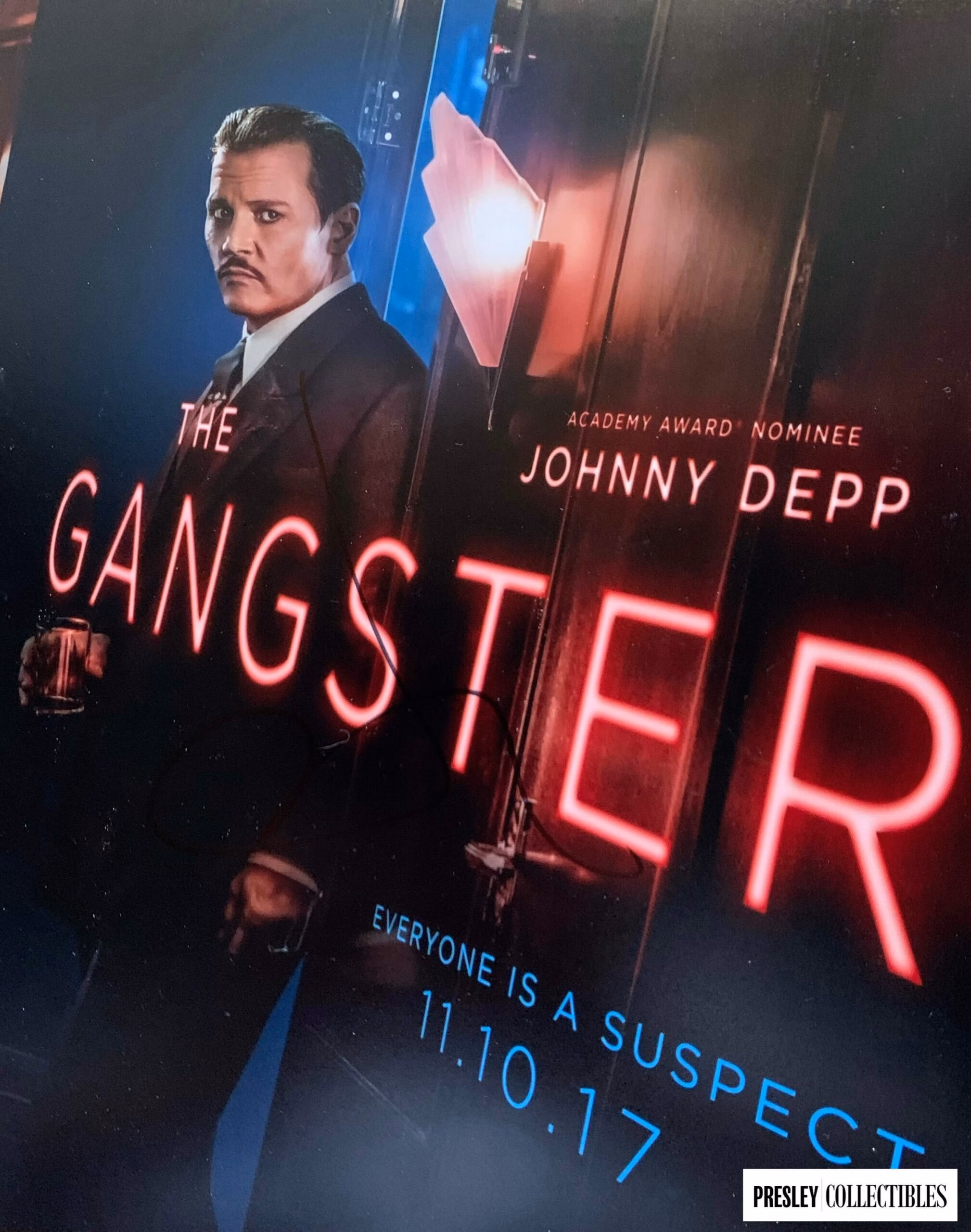Johnny Depp Signed Photo