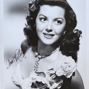 Ann Rutherford Autograph—signed black and white film promo photo with COA, posthumous guarantee, classic Hollywood provenance, and tracked Presley Collectibles delivery.