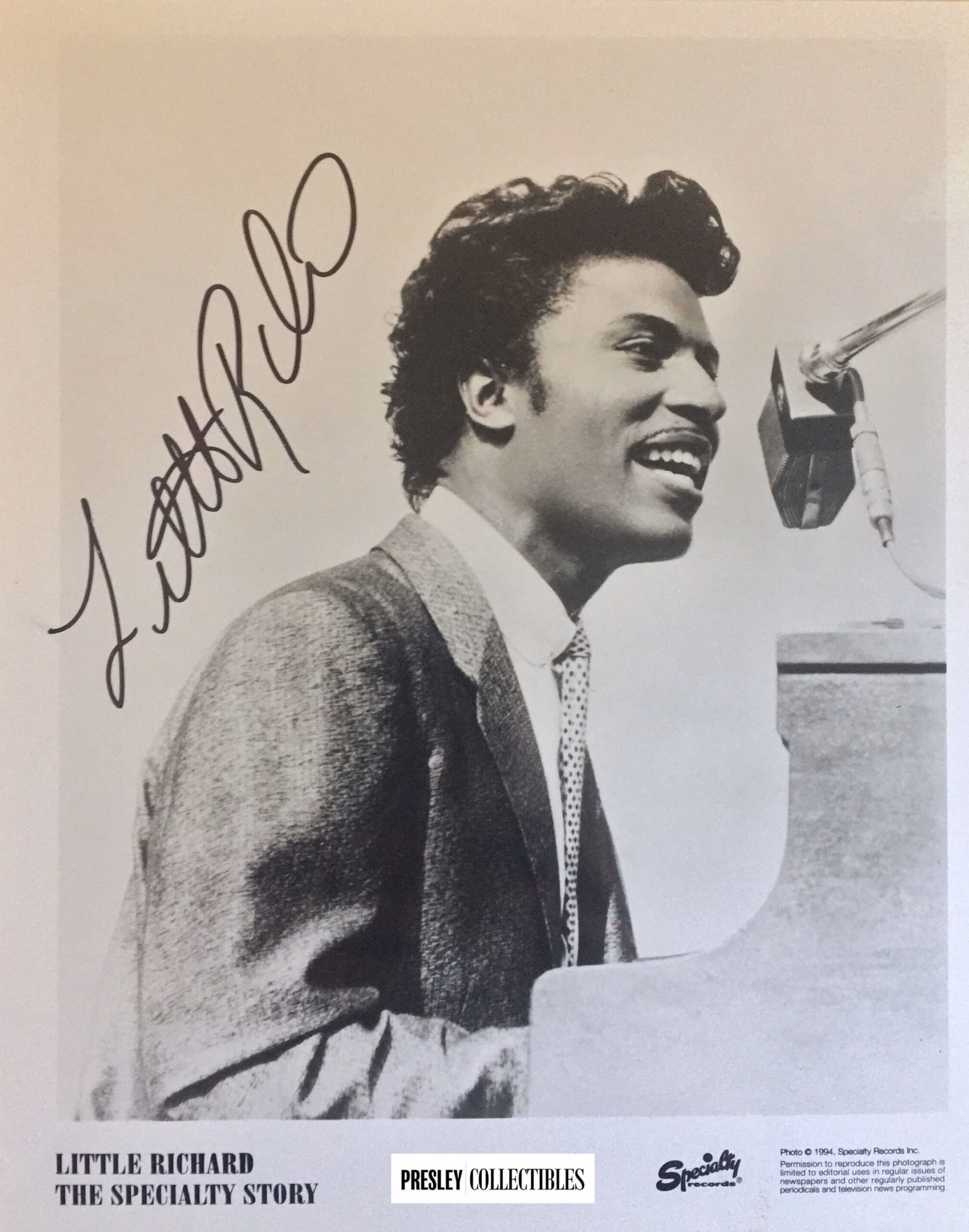 Little Richard Autograph