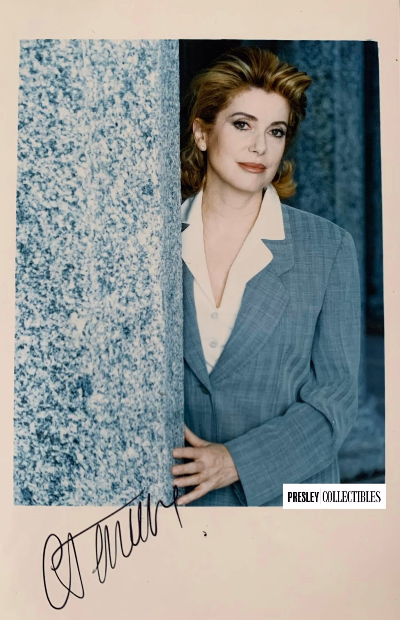Catherine Deneuve Signed Photo