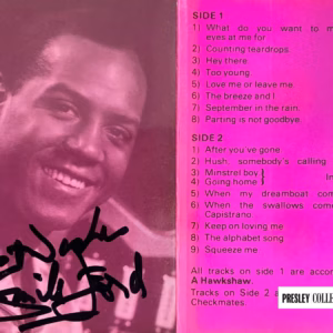 Emile Ford Signed Cassette