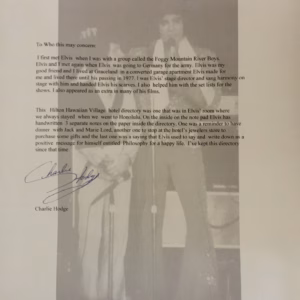 Rare Elvis Presley