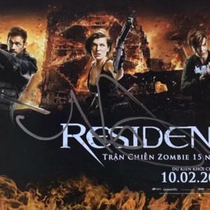 Resident Evil Signed Photo
