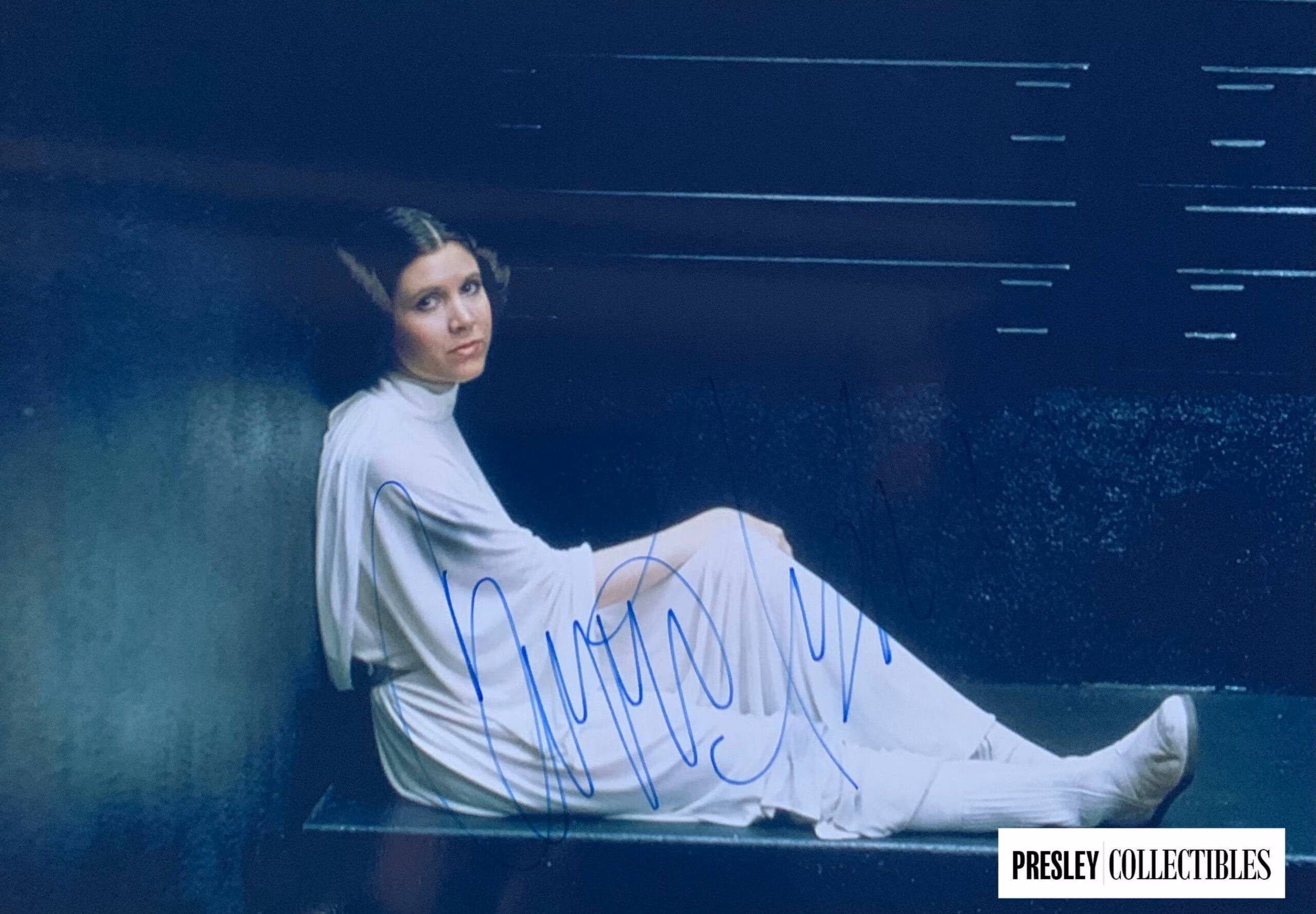 Carrie Fisher Princess Leia Signed Photo