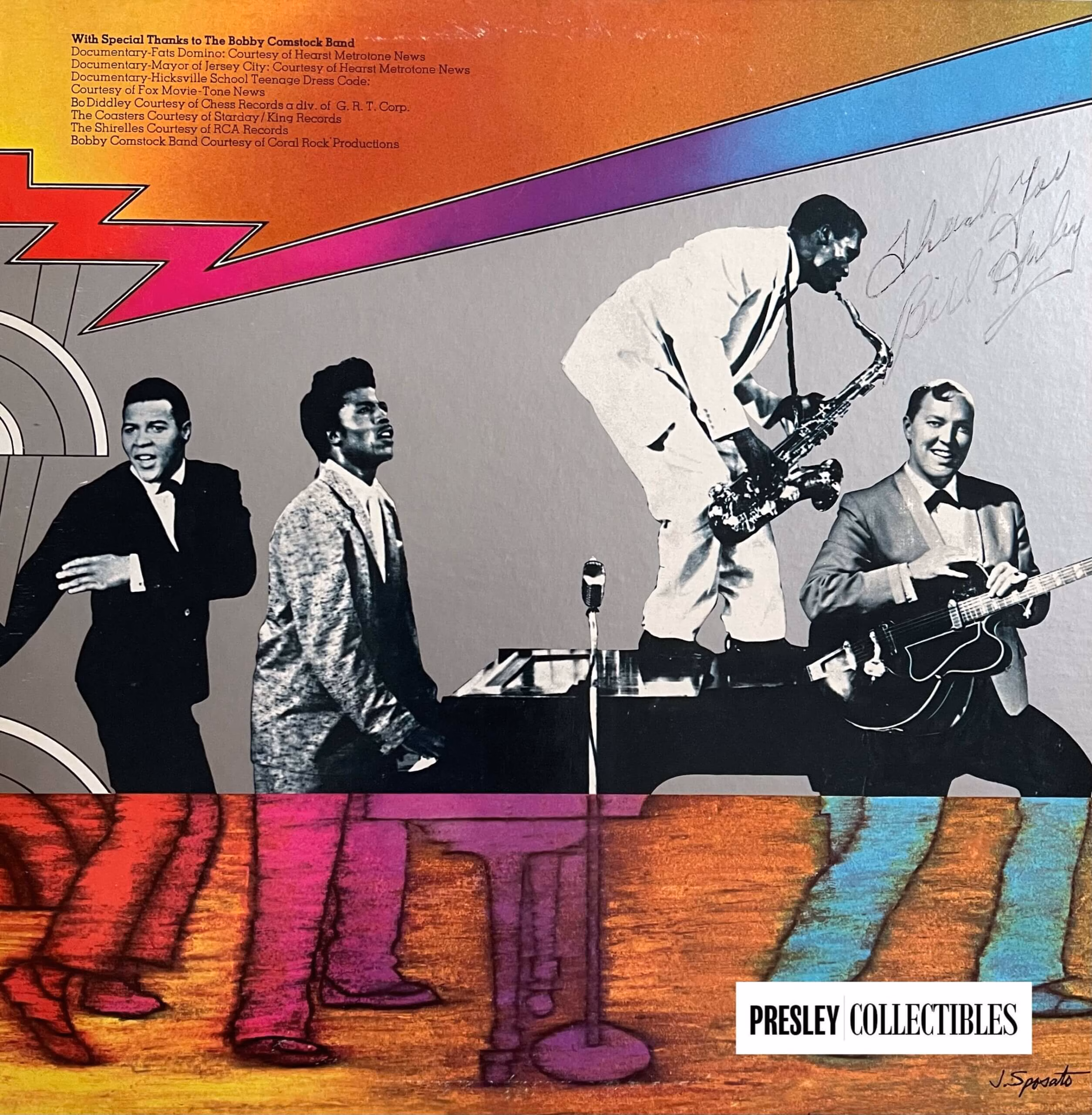 Bill Haley Autographed Vinyl LP