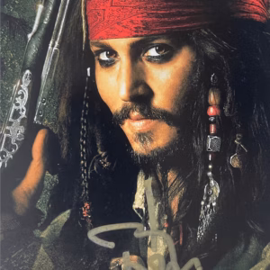 Johnny Depp Signed Card