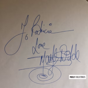 Marty Wilde Autograph