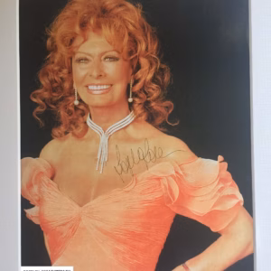 Sophia Loren Signed Photo