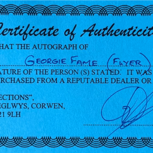 Georgie Fame Autograph