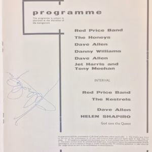 Helen Shapiro Autograph