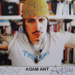Adam Ant: Hand Signed 18x13 Colour Promo Poster