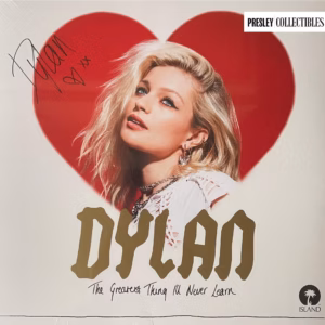 Dylan The Greatest Thing I'll Never Learn Limited Edition Gold Signed