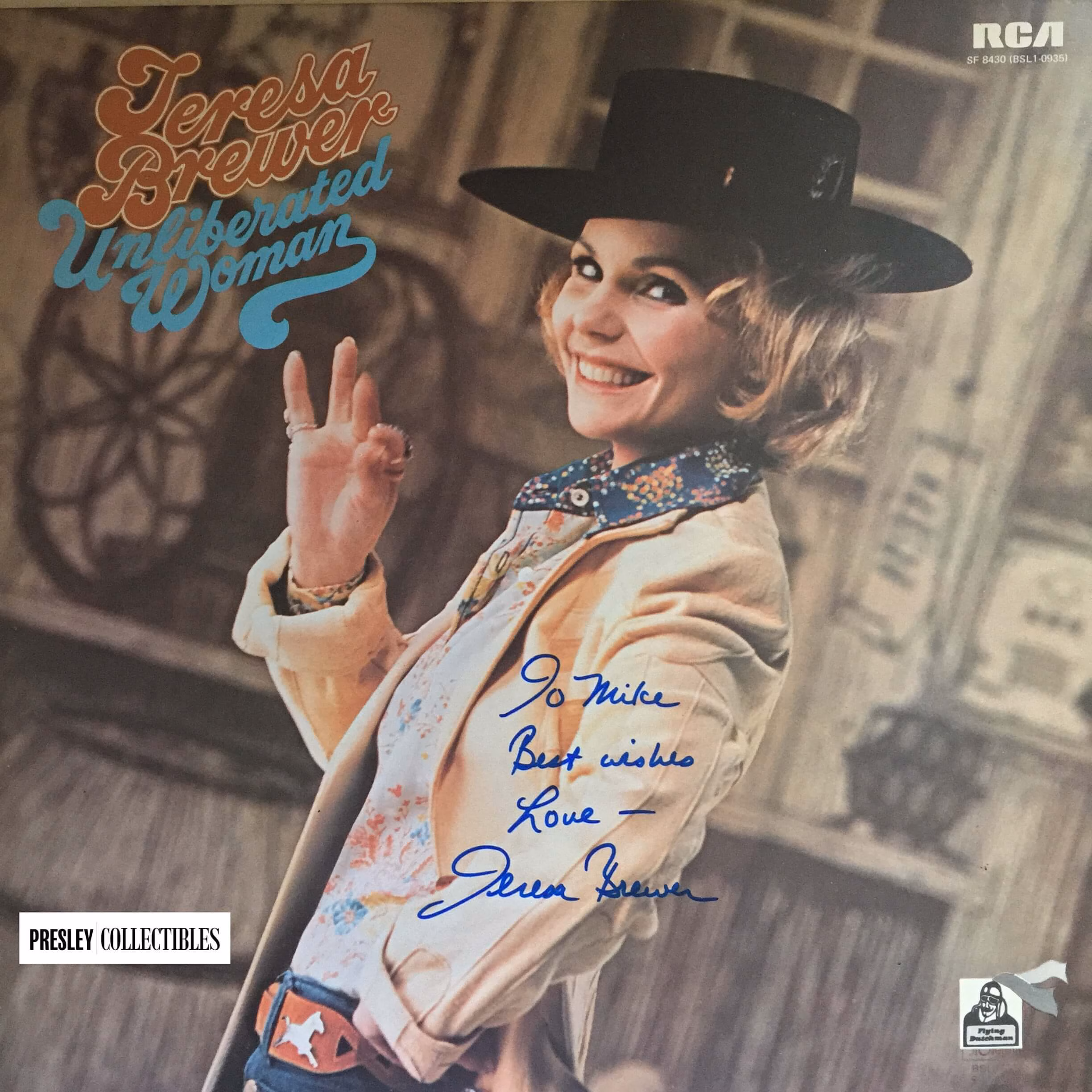 Teresa Brewer Autograph