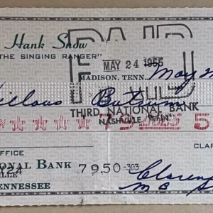 Hank Snow Autograph 9