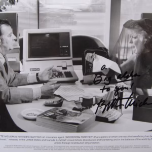 Bette Midler Autograph
