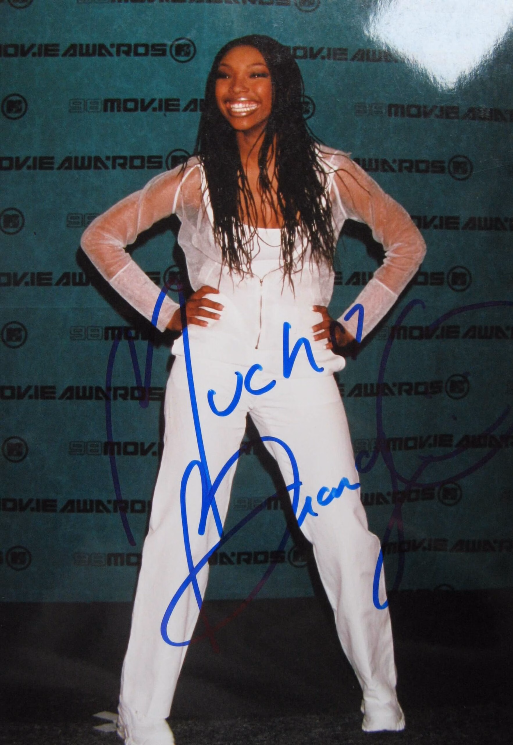 Brandy: "Hand Signed Promo Photo"
