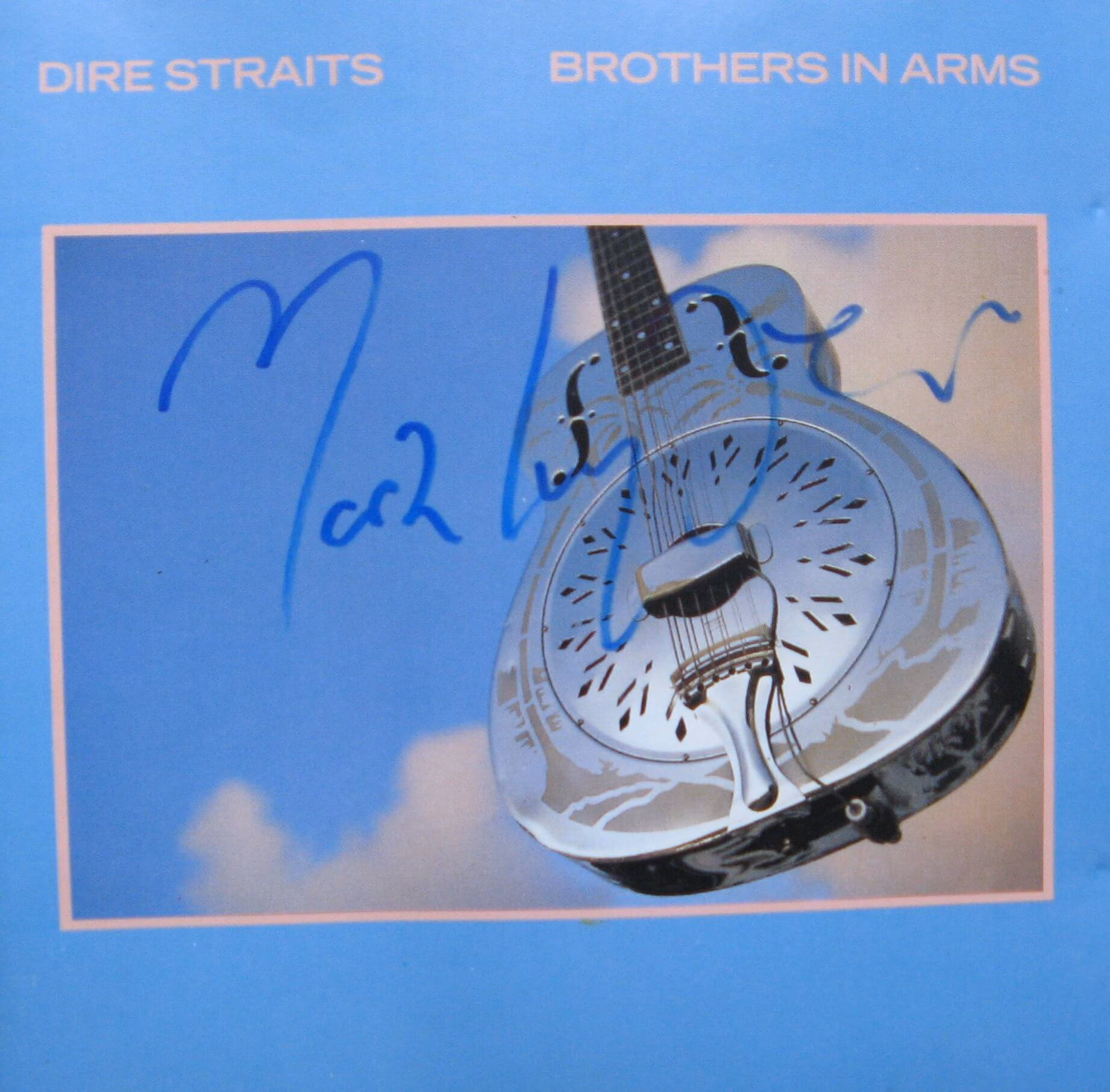 Dire Straits: "Mark Knopfler Hand Signed "Brothers In Arms" CD