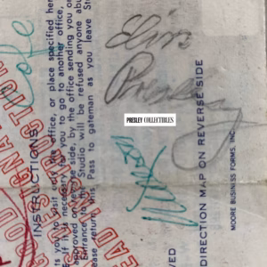 Elvis Presley Loving You Autograph