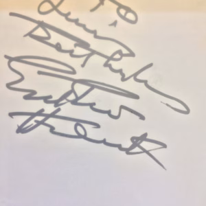 Engelbert Humperdinck Autograph