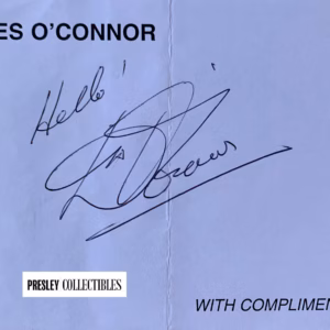 Des O'Connor Signed Photo