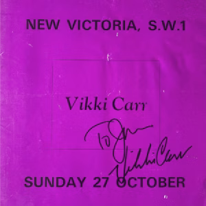 Vikki Carr Autograph