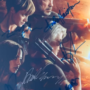 Signed Terminator Dark Fate Promo Photo