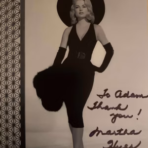 Martha Hyer Signed Promo Photo