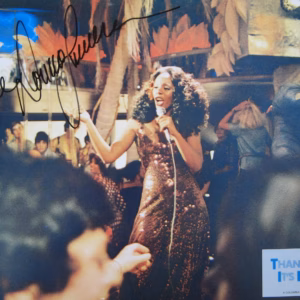 Donna Summer: Hand Signed "Thank God It's Friday" Movie Theatre Lobby Card