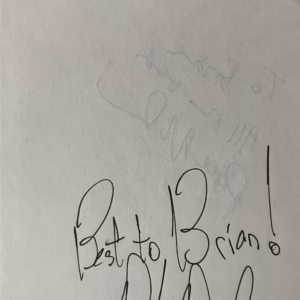 Peter Brooke Autograph