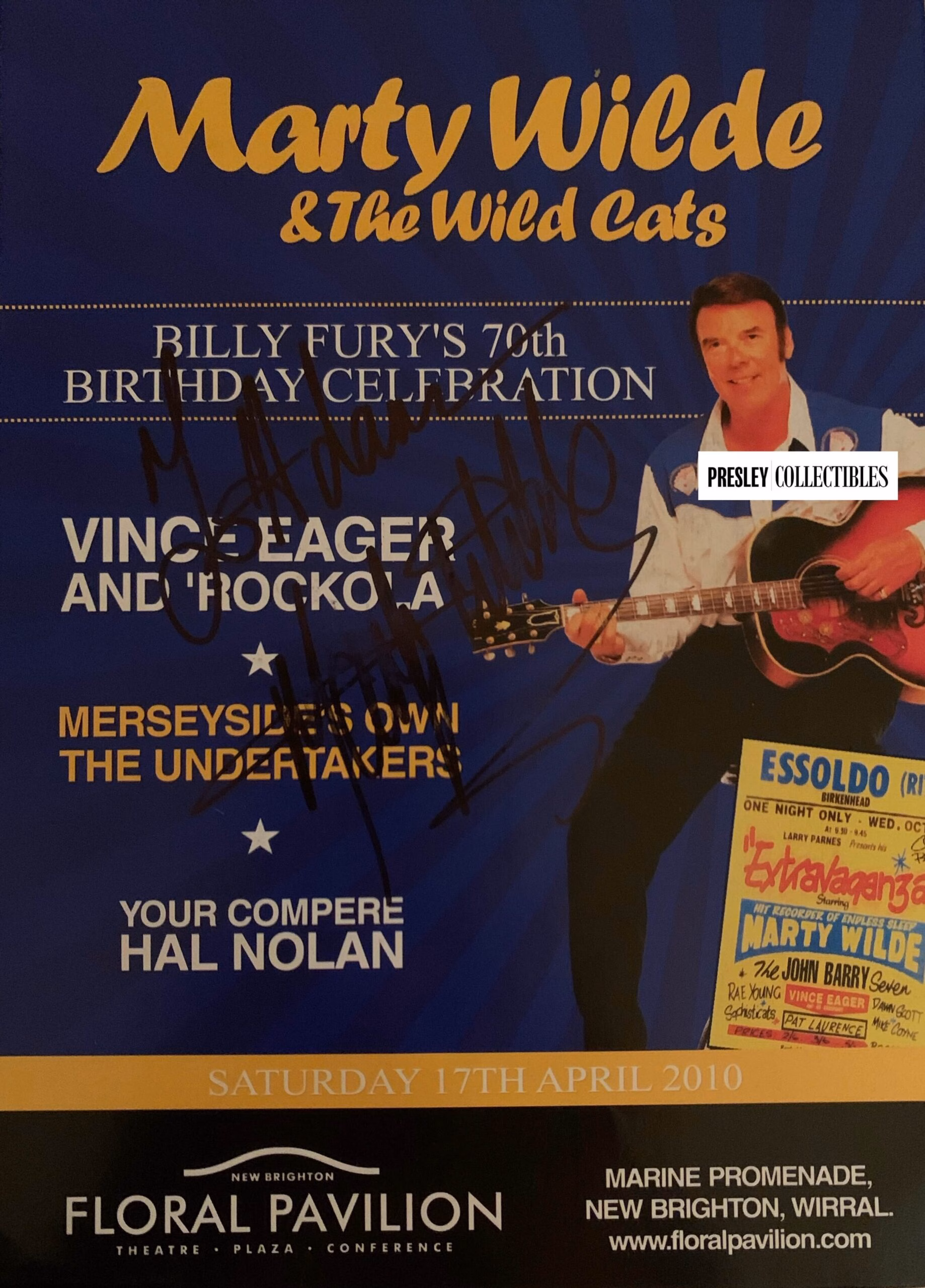 Marty Wilde Autograph