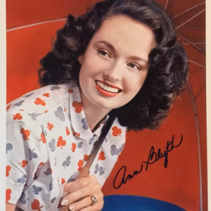 Ann Blyth Autograph