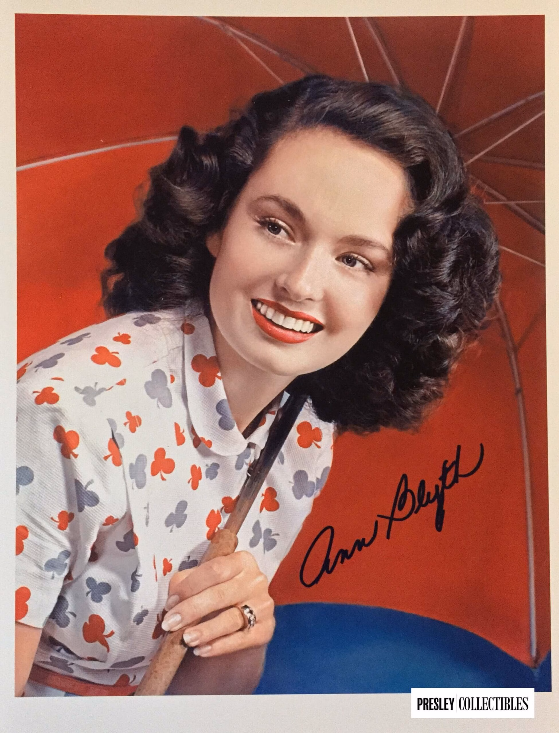 Ann Blyth Autograph