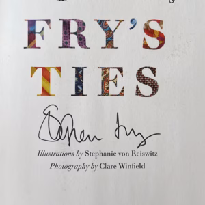 Stephen Fry Fry’s Ties Autographed