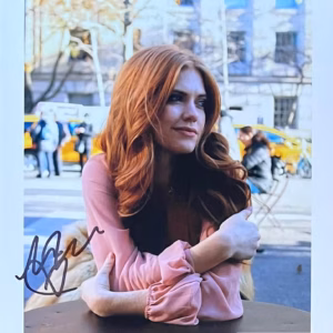 Megan West Autograph. signed TV and movie promo photo with Certificate of Authenticity and guarantee, available only at Presley Collectibles and ready for delivery.