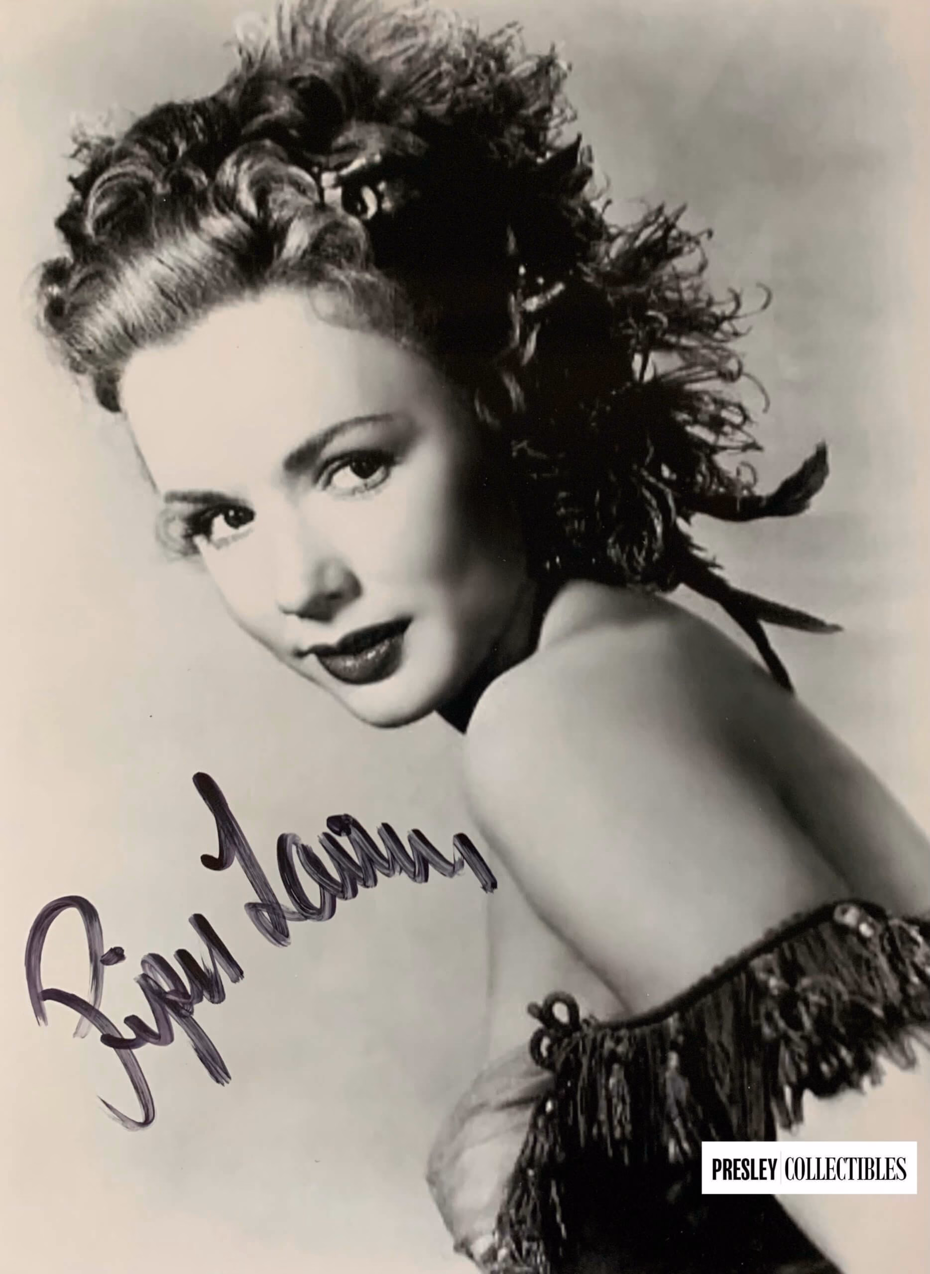 Piper Laurie Autograph