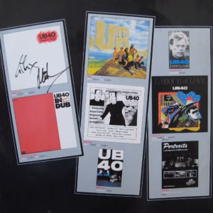 UB40: Ali Campbell and Mickey Virtue Hand Signed "Geffery Morgan" LP