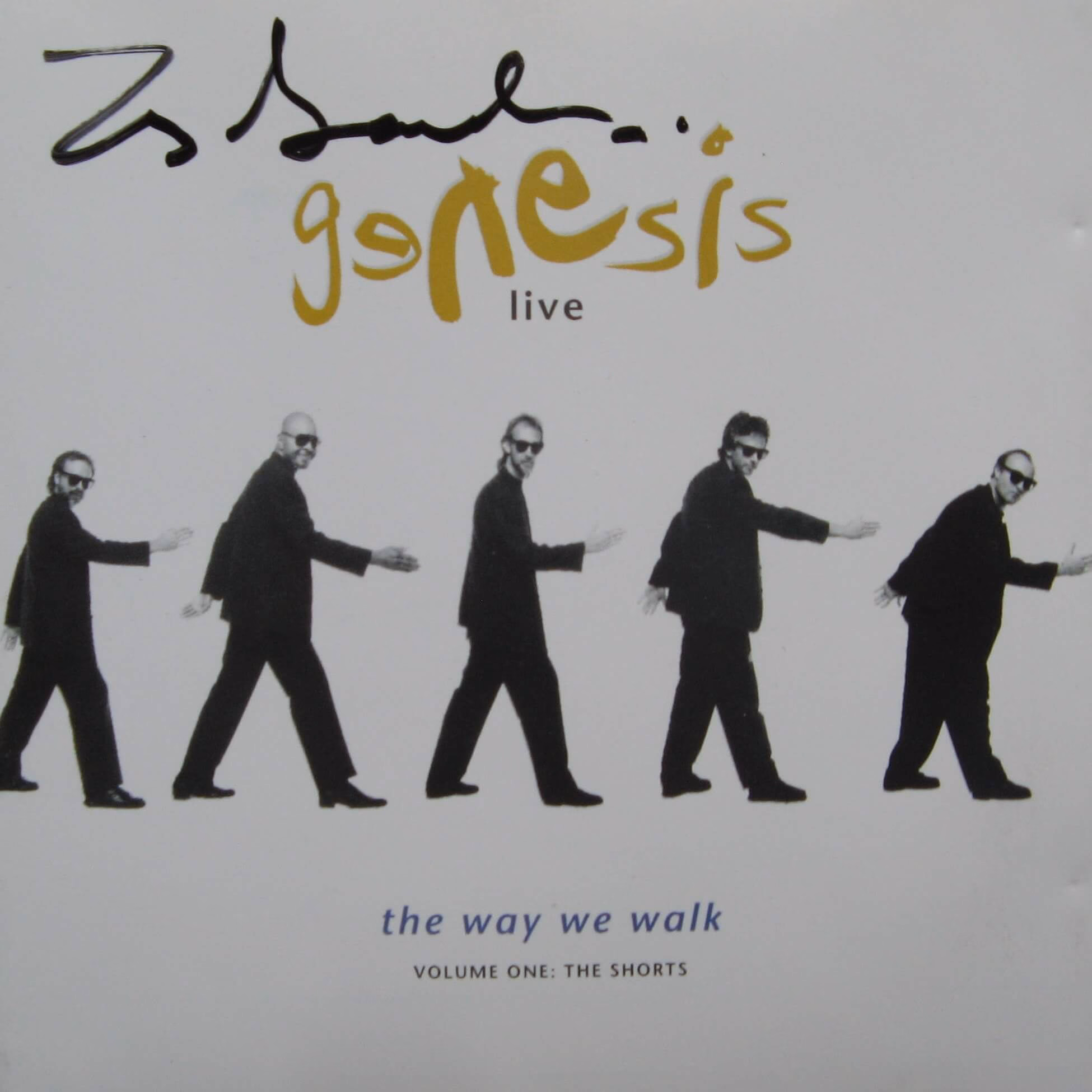 Genesis: Tony Banks Hand Signed "Genesis Live The Way We Walk" CD